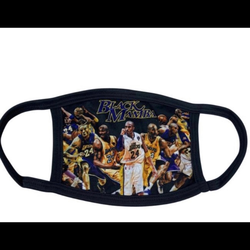 Black Mamba Kobe Lakers silk mask